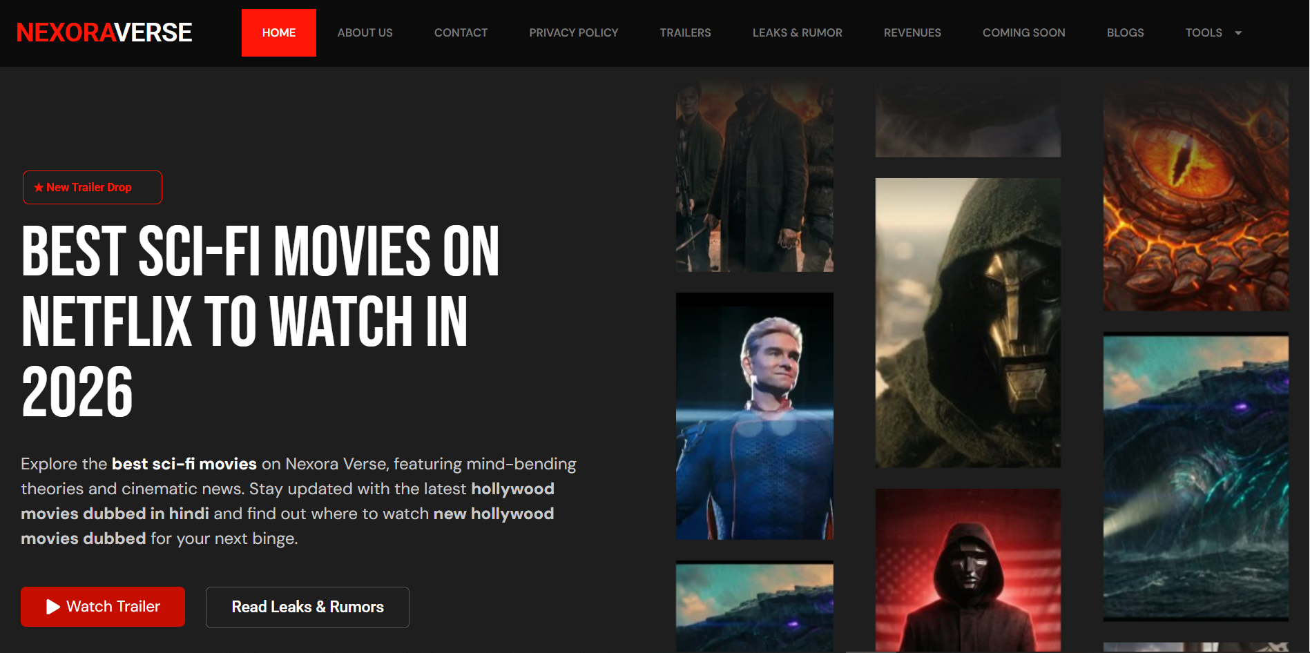 Nexoraverse Digital Platform Screenshot